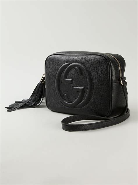 gucci black circle hard sided leather cross body purse|authentic Gucci crossbody bag unisex.